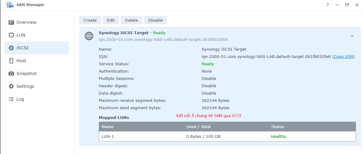 B4 — Kết nối ổ chung từ SAN qua iSCSI